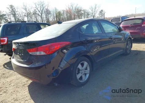 2011 Hyundai Elantra Gls (Ulsan Plant) из США, поврежденный, VIN KMHDH4AE7BU096521